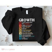 Growth Mindset Definition Motivational Quote Inspiration Sweatshirt thumb 2