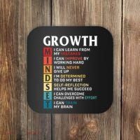 Growth Mindset Definition Motivational Quote Inspiration Coaster thumb 0