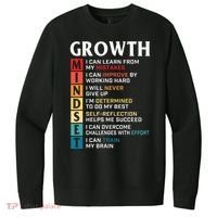Growth Mindset Definition Motivational Quote Inspiration V.I.T. Fleece Crew Sweatshirt thumb 0