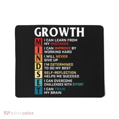 Growth Mindset Definition Motivational Quote Inspiration Mousepad