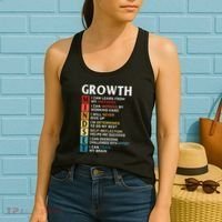 Growth Mindset Definition Motivational Quote Inspiration Women's Tank Top thumb 2