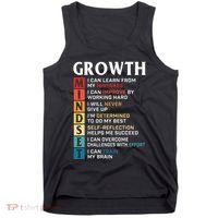 Growth Mindset Definition Motivational Quote Inspiration Tank Top thumb 0