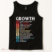 Growth Mindset Definition Motivational Quote Inspiration Tank Top thumb 2
