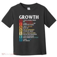 Growth Mindset Definition Motivational Quote Inspiration Toddler T-Shirt thumb 0