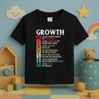 Growth Mindset Definition Motivational Quote Inspiration Toddler T-Shirt thumb 3