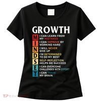 Growth Mindset Definition Motivational Quote Inspiration Women's T-Shirt thumb 0