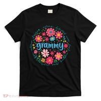 Grammy Mothers Day For Grandma Wildflower Floral Women  T-Shirt thumb 0