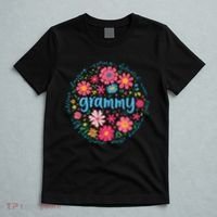 Grammy Mothers Day For Grandma Wildflower Floral Women  T-Shirt thumb 5