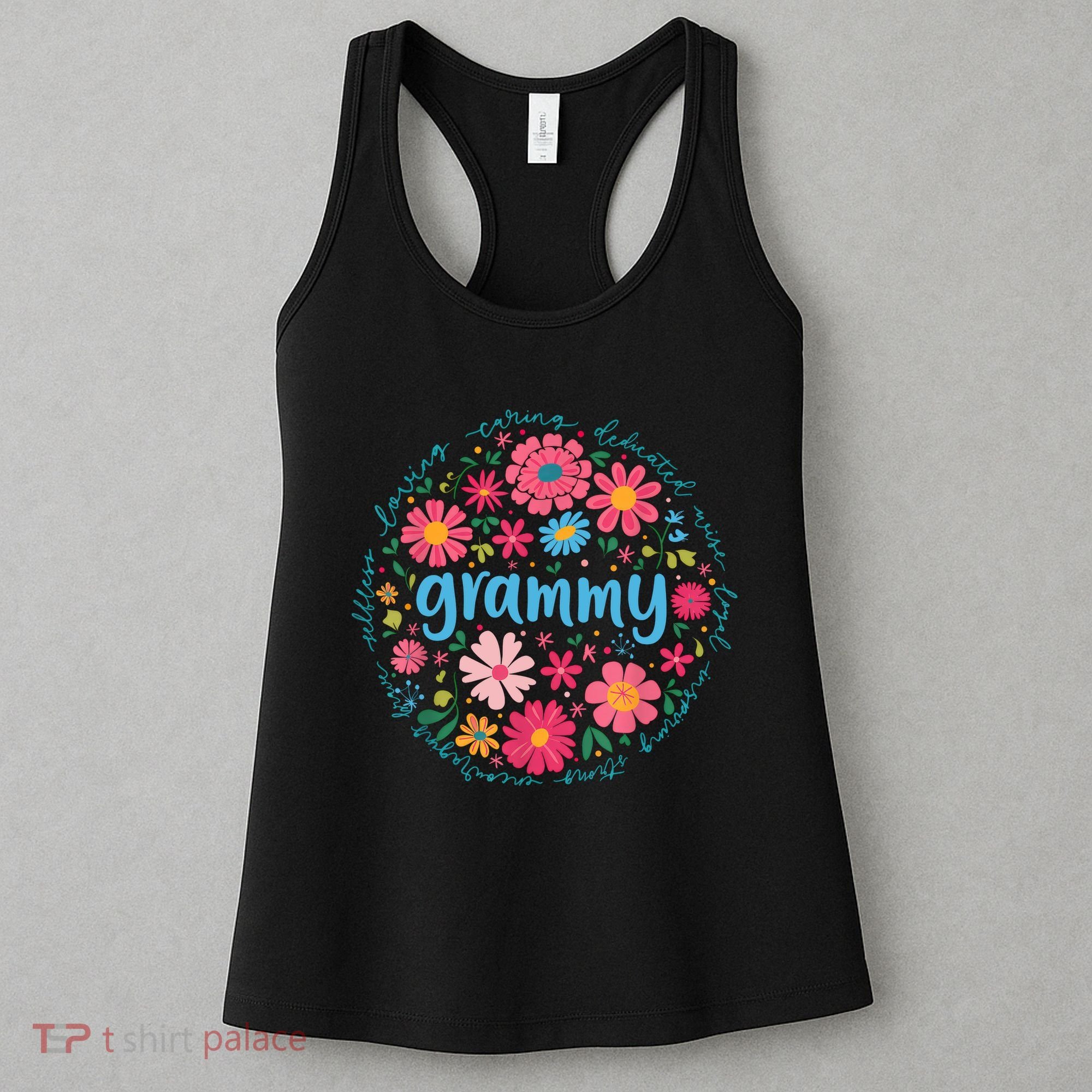 Grammy Mothers Day For Grandma Wildflower Floral Women  Women's Tank Top