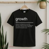 Growth Mindset Definition Quotes Entrepreneur Gifts School T-Shirt thumb 2