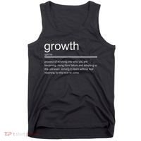 Growth Mindset Definition Quotes Entrepreneur Gifts School Tank Top thumb 0
