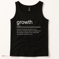 Growth Mindset Definition Quotes Entrepreneur Gifts School Tank Top thumb 2