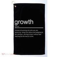 Growth Mindset Definition Quotes Entrepreneur Gifts School Golf Towel thumb 0