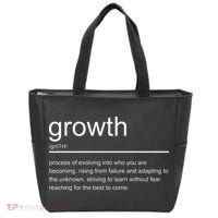 Growth Mindset Definition Quotes Entrepreneur Gifts School Tote Bag thumb 0