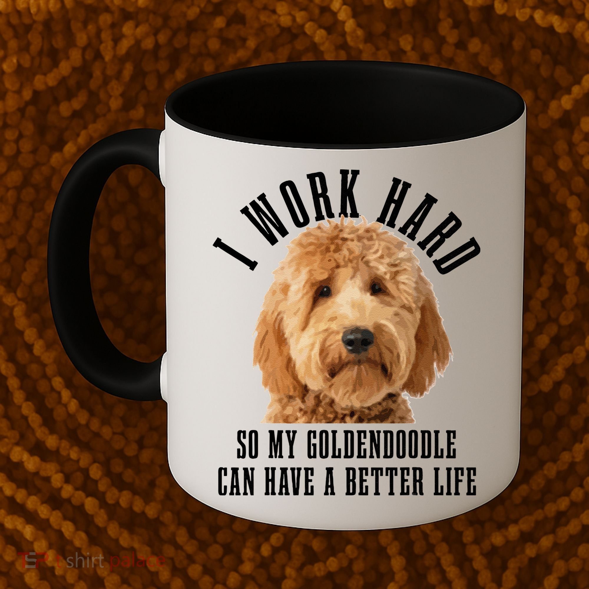 Goldendoodle Mom Doodle Dog Dad Funny Golden Doodle Coffee Mug
