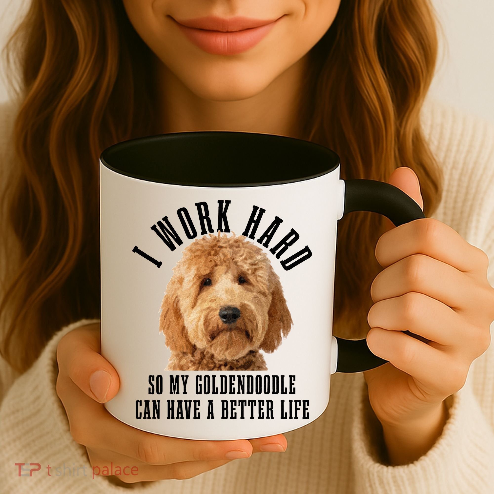 Goldendoodle Mom Doodle Dog Dad Funny Golden Doodle Coffee Mug