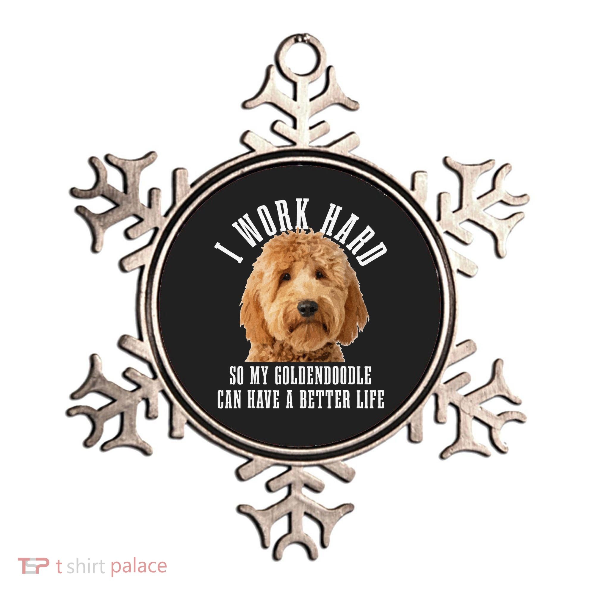 Goldendoodle Mom Doodle Dog Dad Funny Golden Doodle Ornament