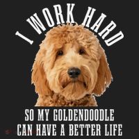 Goldendoodle Mom Doodle Dog Dad Funny Golden Doodle Hat thumb 2