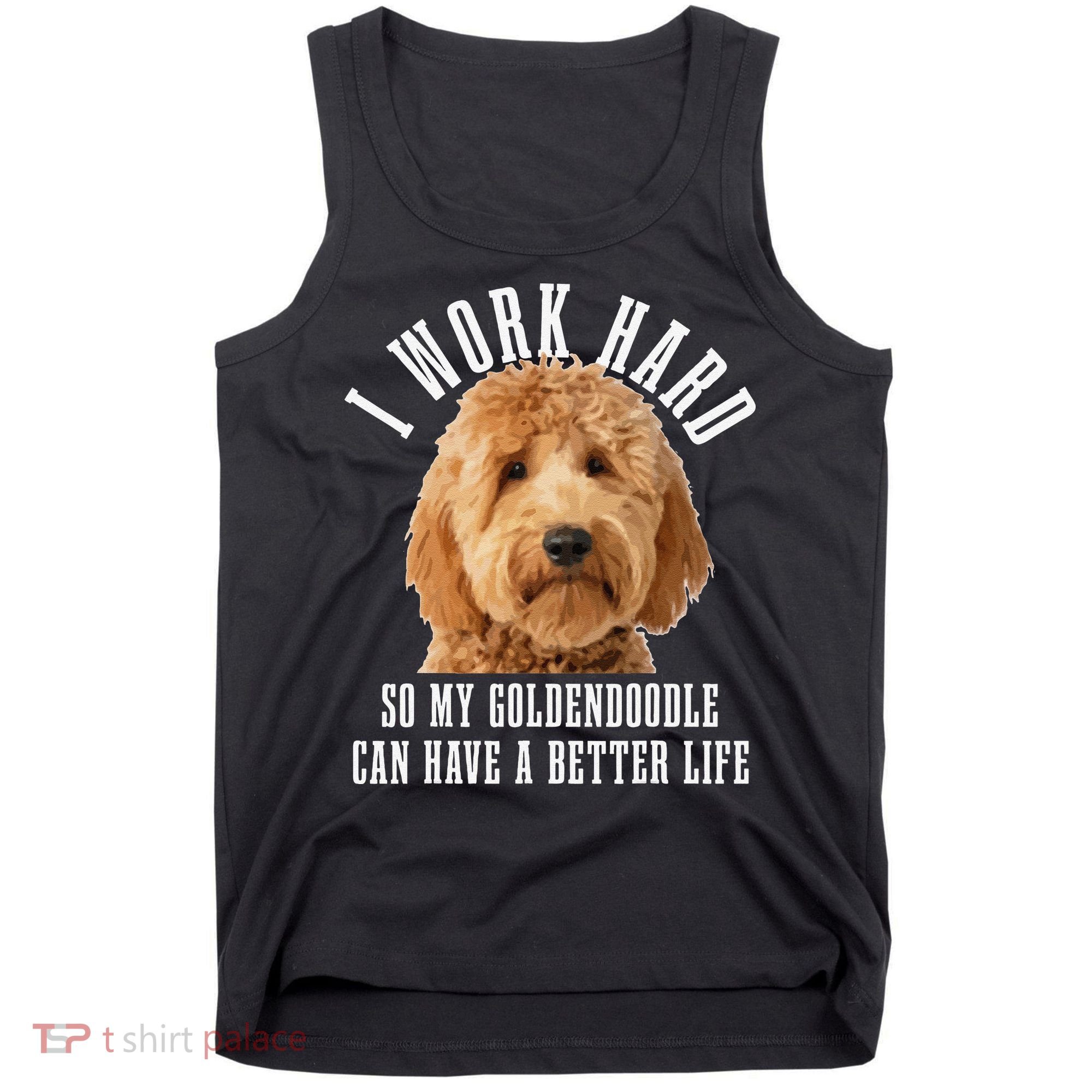 Goldendoodle Mom Doodle Dog Dad Funny Golden Doodle Tank Top
