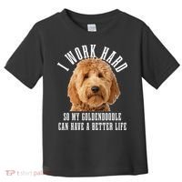Goldendoodle Mom Doodle Dog Dad Funny Golden Doodle Toddler T-Shirt thumb 0