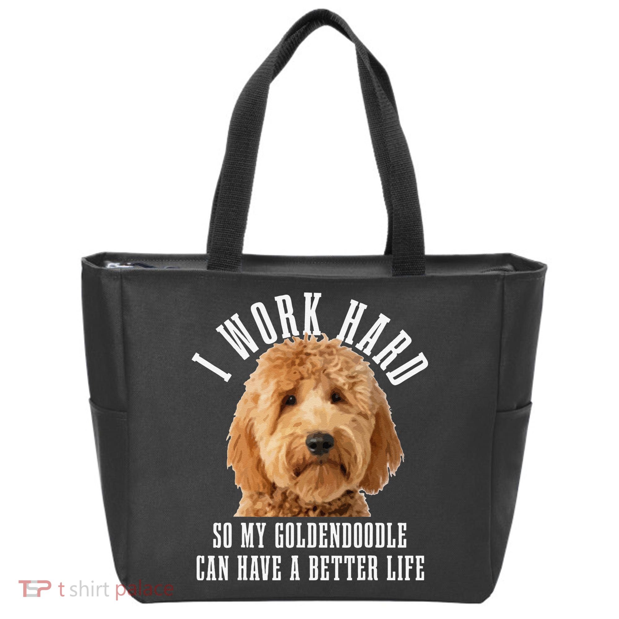 Goldendoodle Mom Doodle Dog Dad Funny Golden Doodle Tote Bag