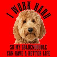 Goldendoodle Mom Doodle Dog Dad Funny Golden Doodle Santa Hat thumb 1