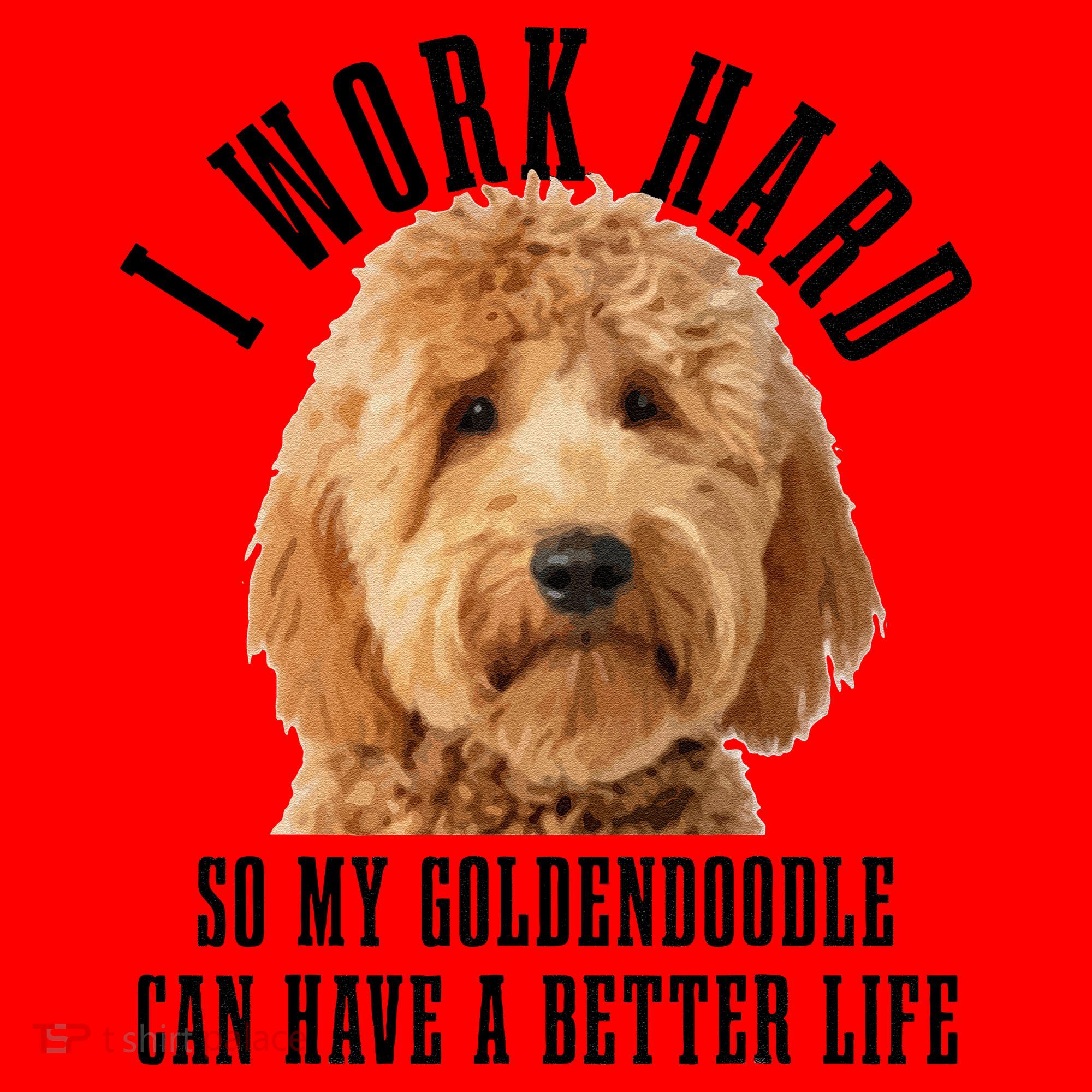 Goldendoodle Mom Doodle Dog Dad Funny Golden Doodle Santa Hat
