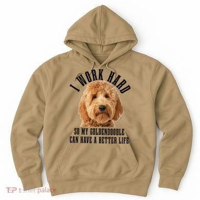 Goldendoodle Mom Doodle Dog Dad Funny Golden Doodle Hoodie