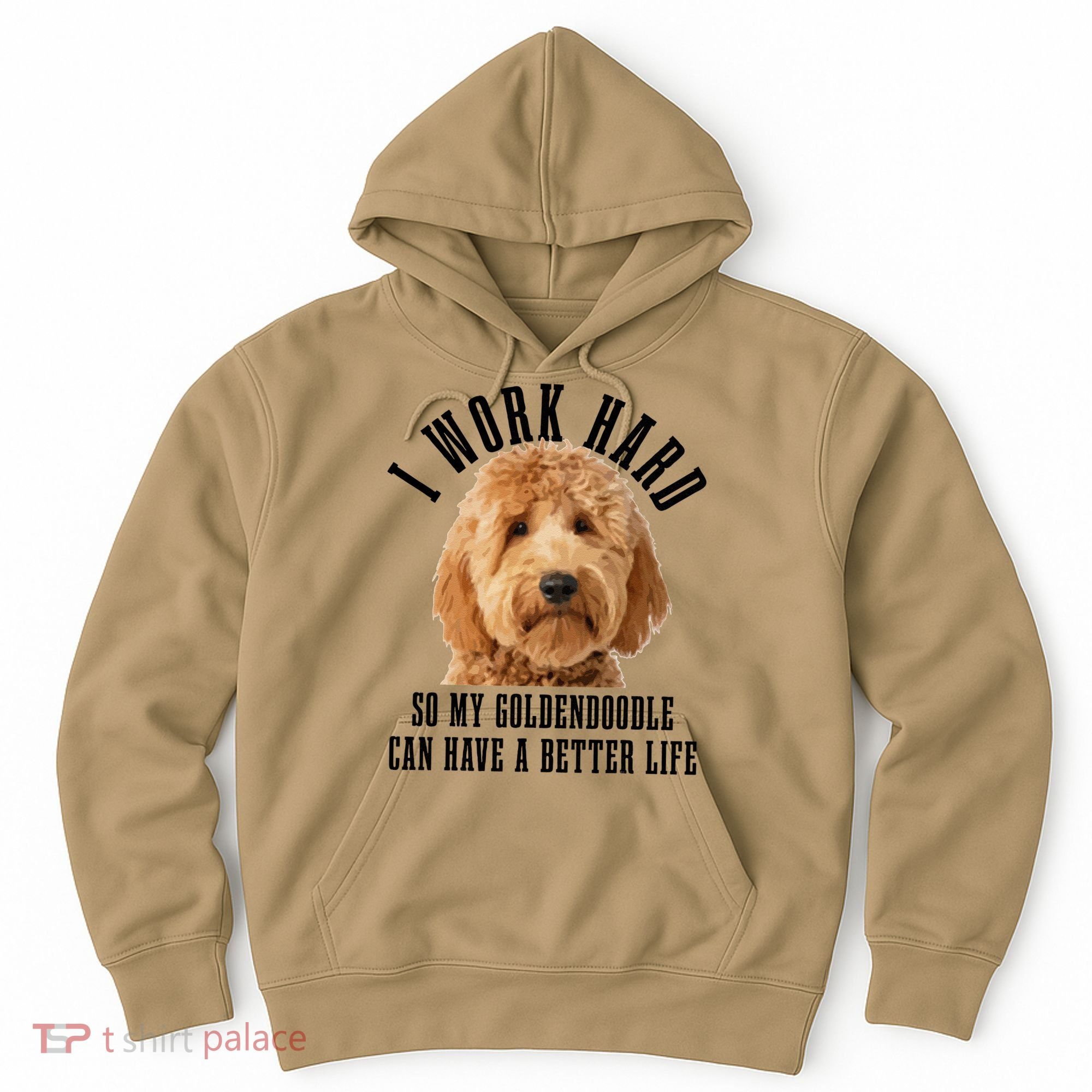 Goldendoodle Mom Doodle Dog Dad Funny Golden Doodle Hoodie