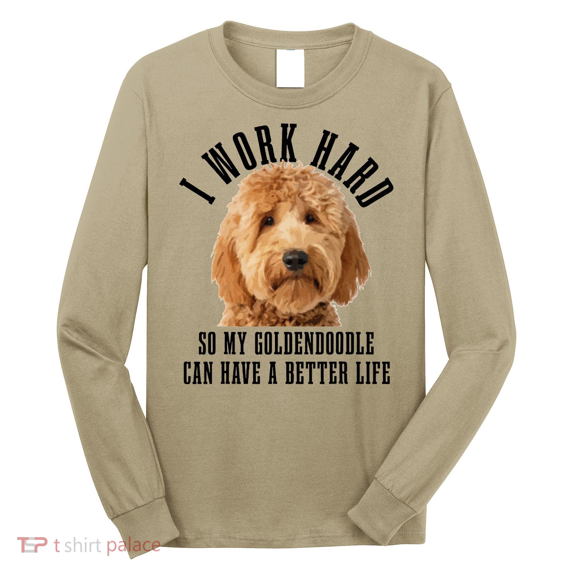 Goldendoodle Mom Doodle Dog Dad Funny Golden Doodle Long Sleeve Shirt
