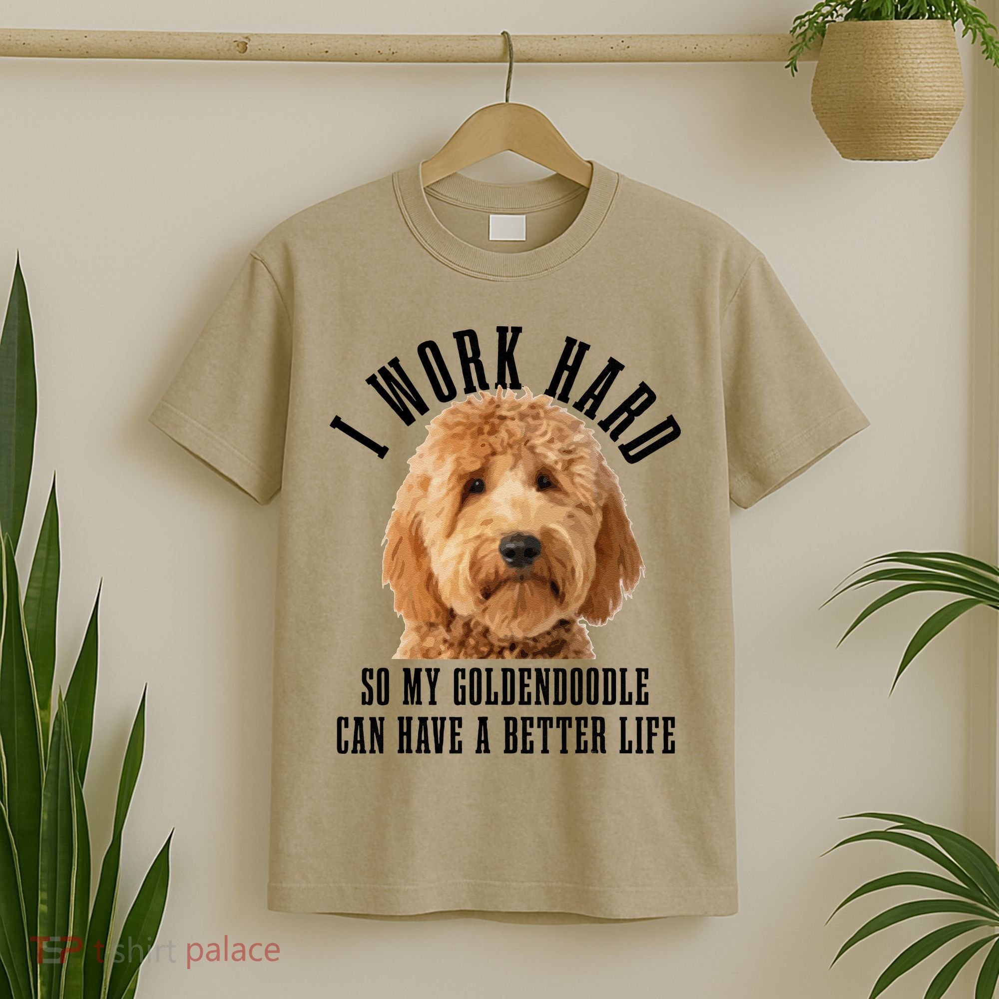 Goldendoodle Mom Doodle Dog Dad Funny Golden Doodle T-Shirt