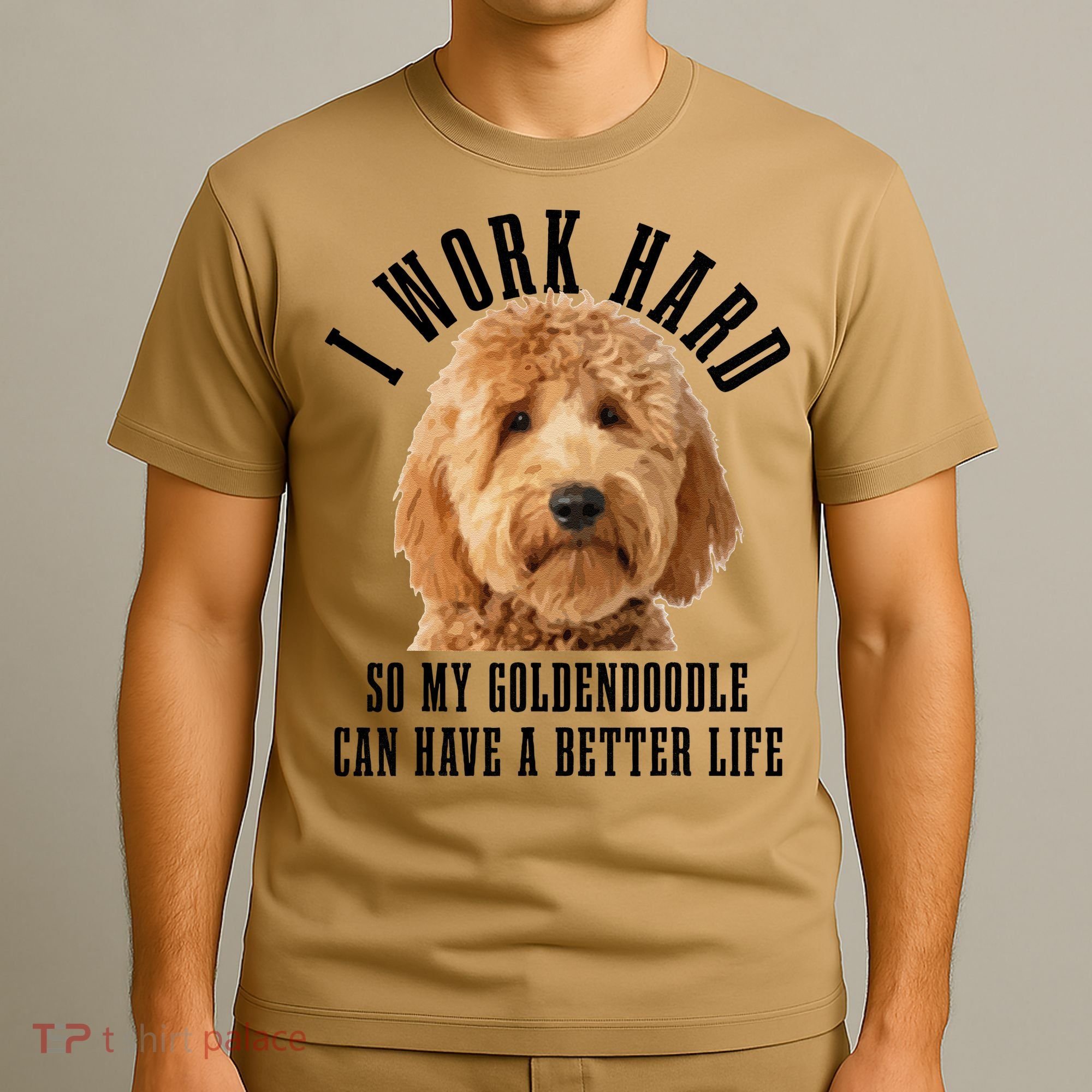 Goldendoodle Mom Doodle Dog Dad Funny Golden Doodle T-Shirt