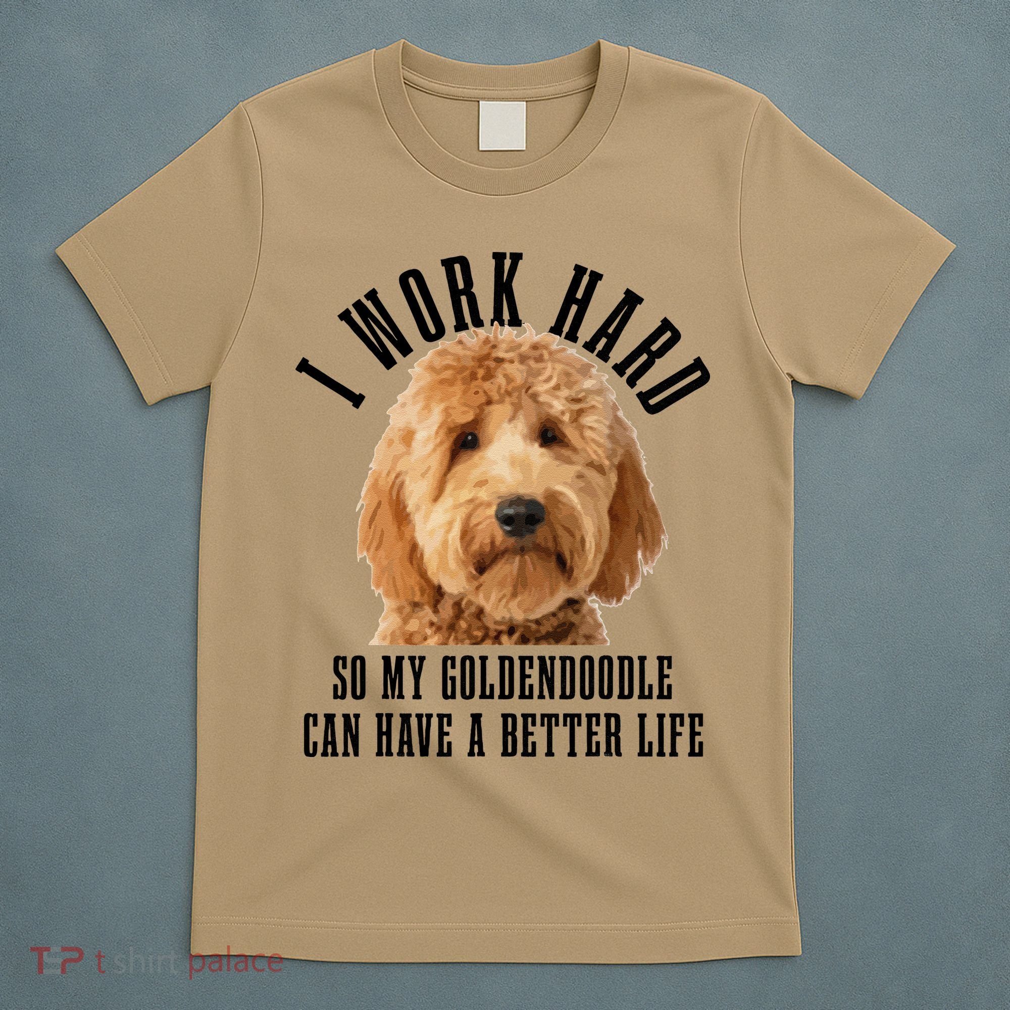 Goldendoodle Mom Doodle Dog Dad Funny Golden Doodle T-Shirt