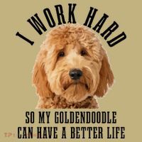 Goldendoodle Mom Doodle Dog Dad Funny Golden Doodle T-Shirt thumb 7