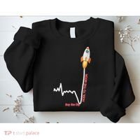 GME Stock AMC Hold To The Moon Buy The Dip Sweatshirt thumb 2