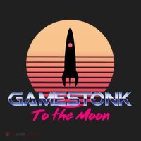 $GME Ticker Rocket Moon Gamestonk GME Gamestick Beanie thumb 2