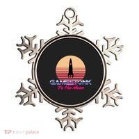 $GME Ticker Rocket Moon Gamestonk GME Gamestick Ornament thumb 0