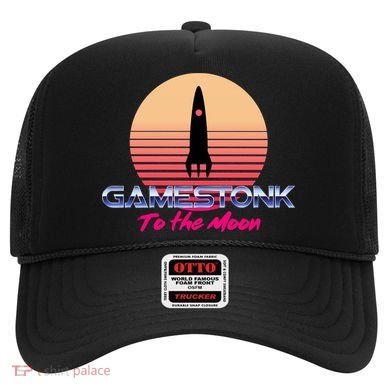 $GME Ticker Rocket Moon Gamestonk GME Gamestick Hat