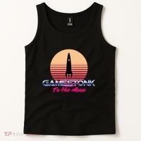 $GME Ticker Rocket Moon Gamestonk GME Gamestick Tank Top thumb 2