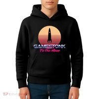 $GME Ticker Rocket Moon Gamestonk GME Gamestick Kids Hoodie thumb 4