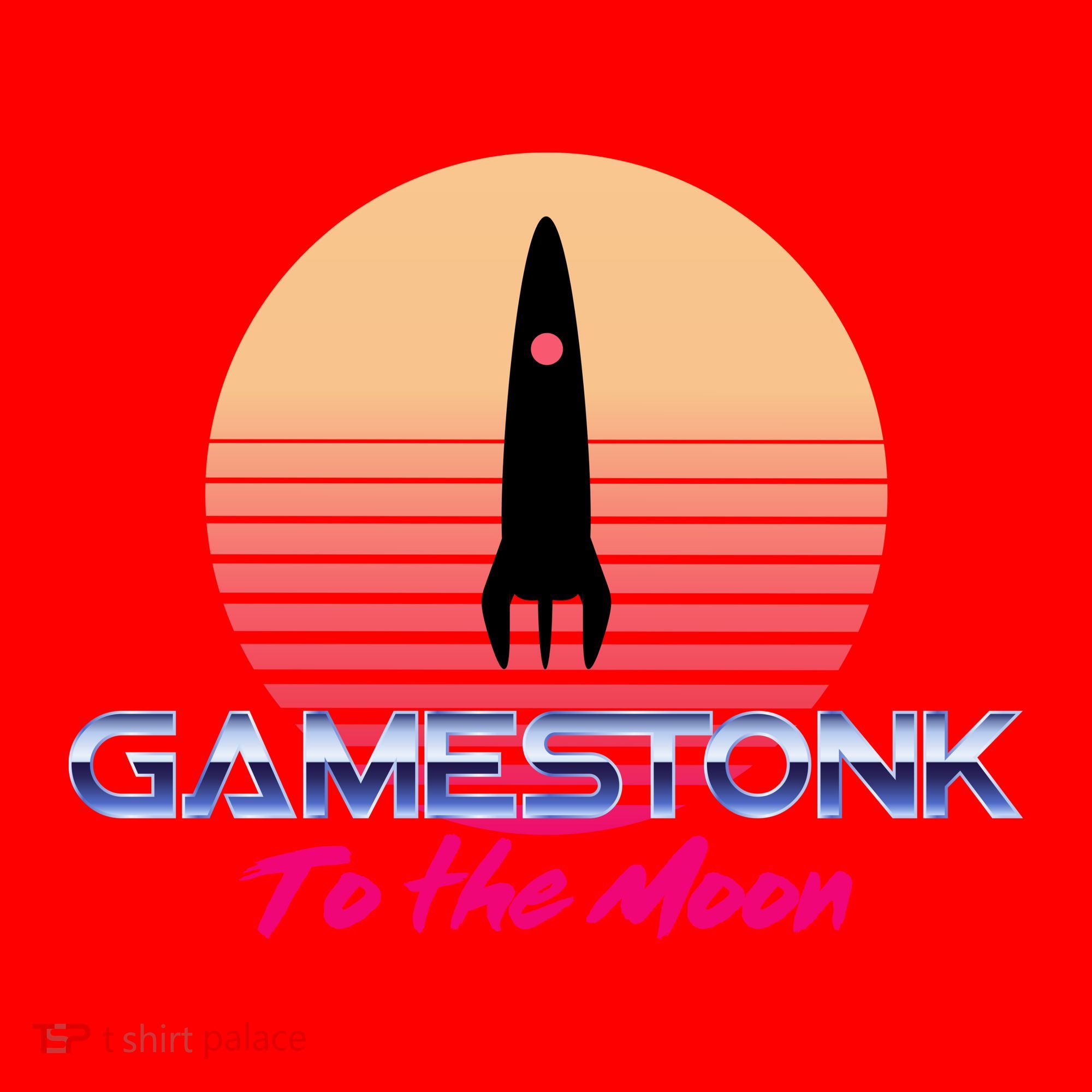 $GME Ticker Rocket Moon Gamestonk GME Gamestick Santa Hat