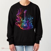Guitar Musician Electric Guitars Player Gifts Black Women's Sweatshirt thumb 0