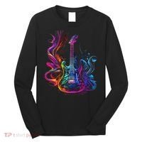 Guitar Musician Electric Guitars Player Gifts Black Long Sleeve Shirt thumb 0