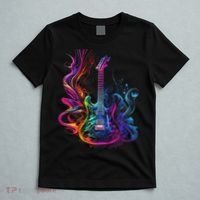 Guitar Musician Electric Guitars Player Gifts Black T-Shirt thumb 5