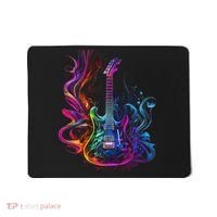 Guitar Musician Electric Guitars Player Gifts Black Mousepad thumb 0