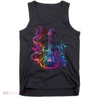 Guitar Musician Electric Guitars Player Gifts Black Tank Top thumb 0