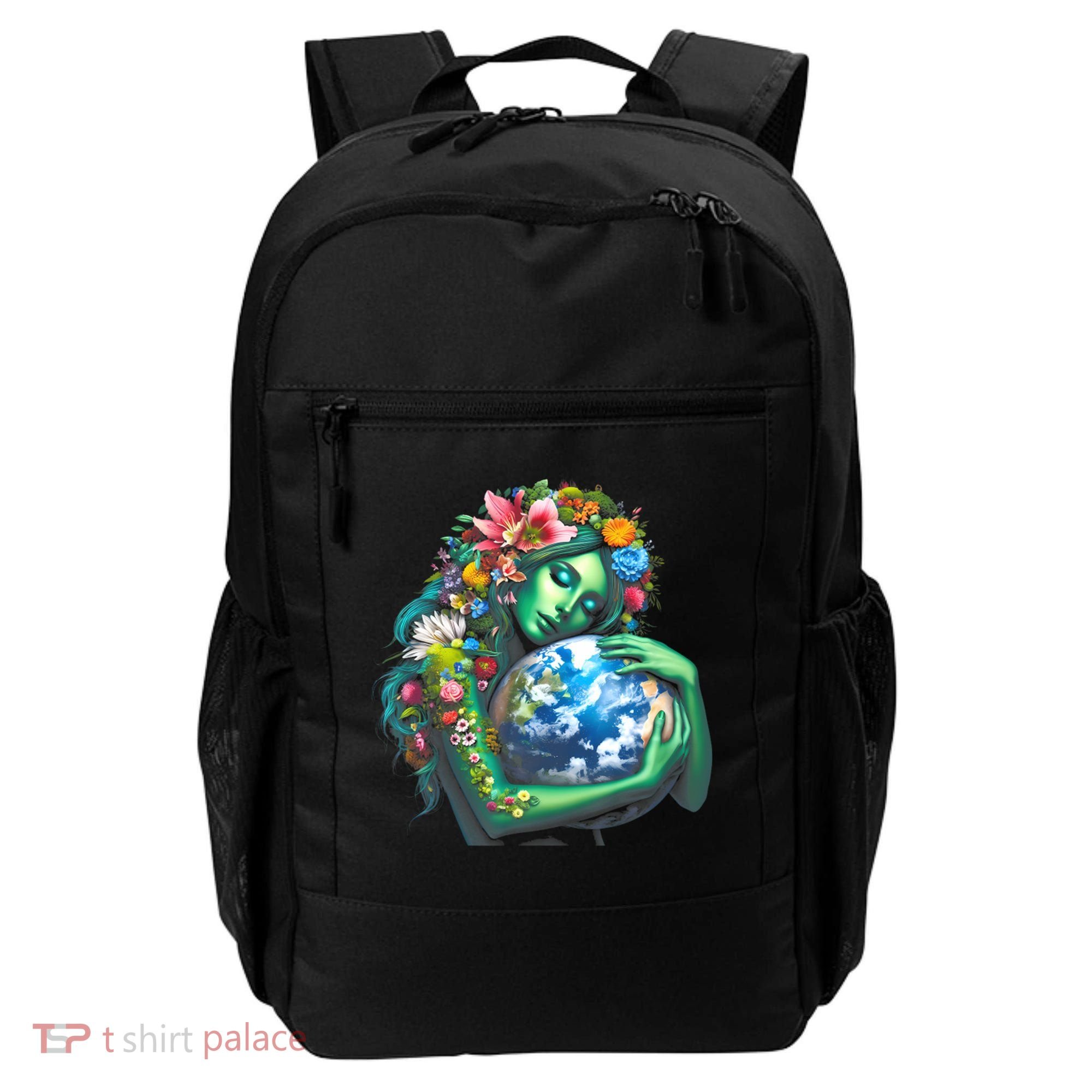 Green Mother Earth Day Backpack