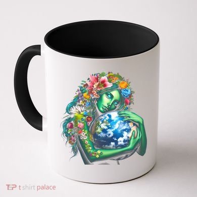 Green Mother Earth Day Coffee Mug