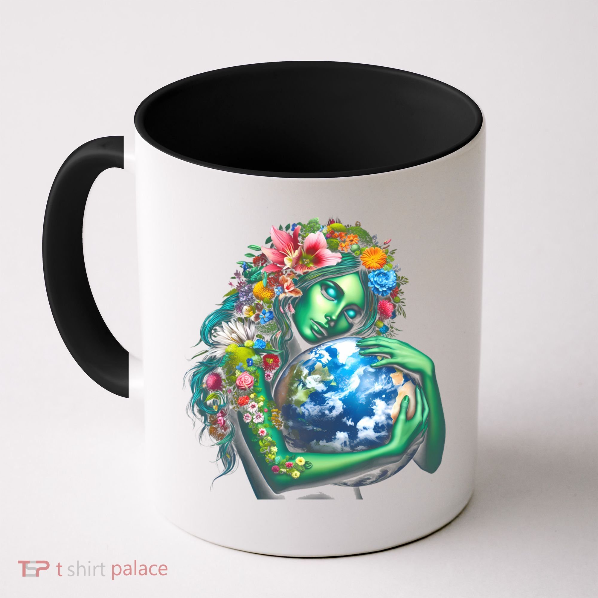 Green Mother Earth Day Coffee Mug