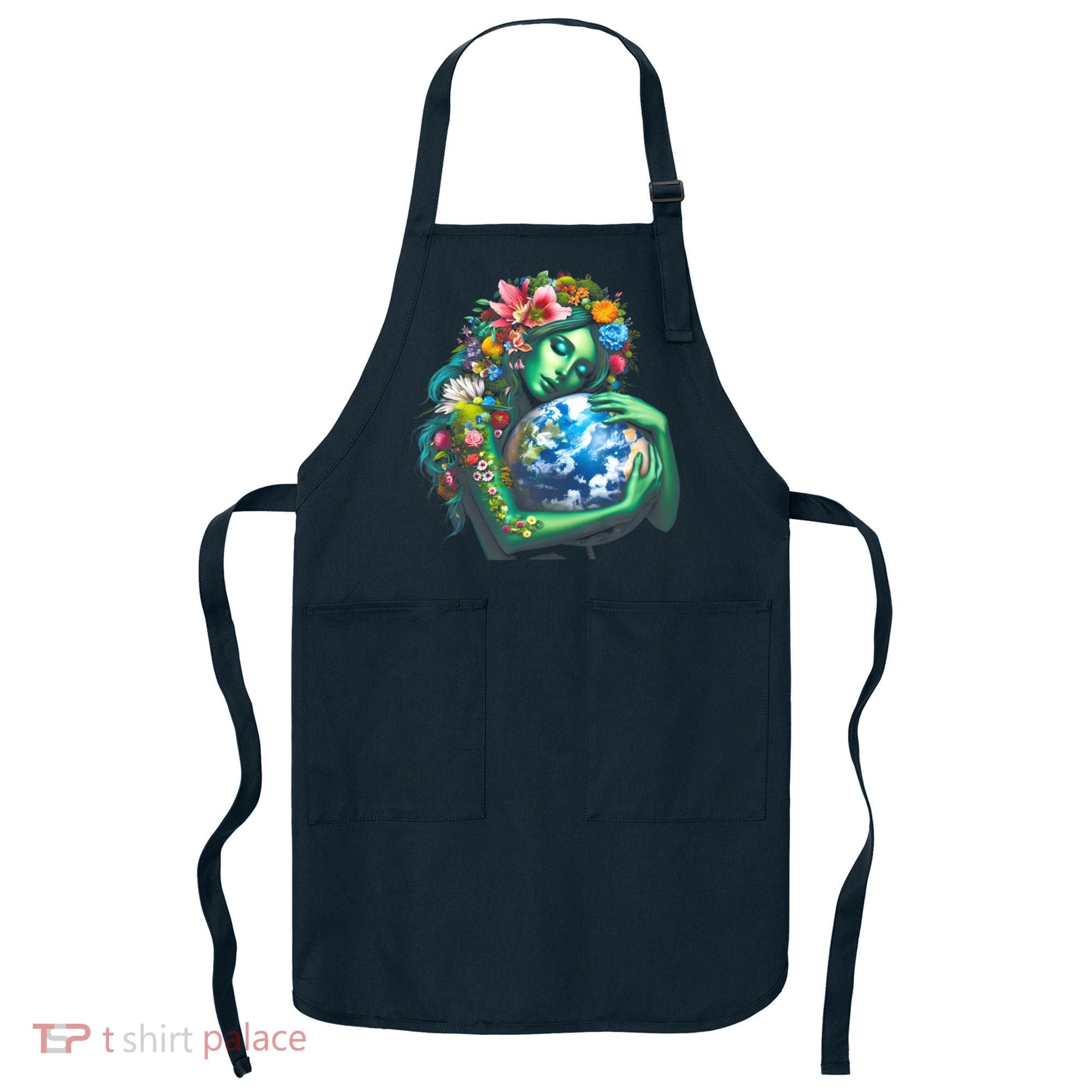 Green Mother Earth Day Apron